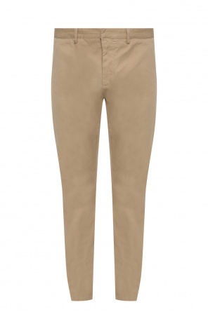 Pleat-front trousers with logo, zdjęcie 1 Pleat-front trousers with logo od Ami Alexandre Mattiussi